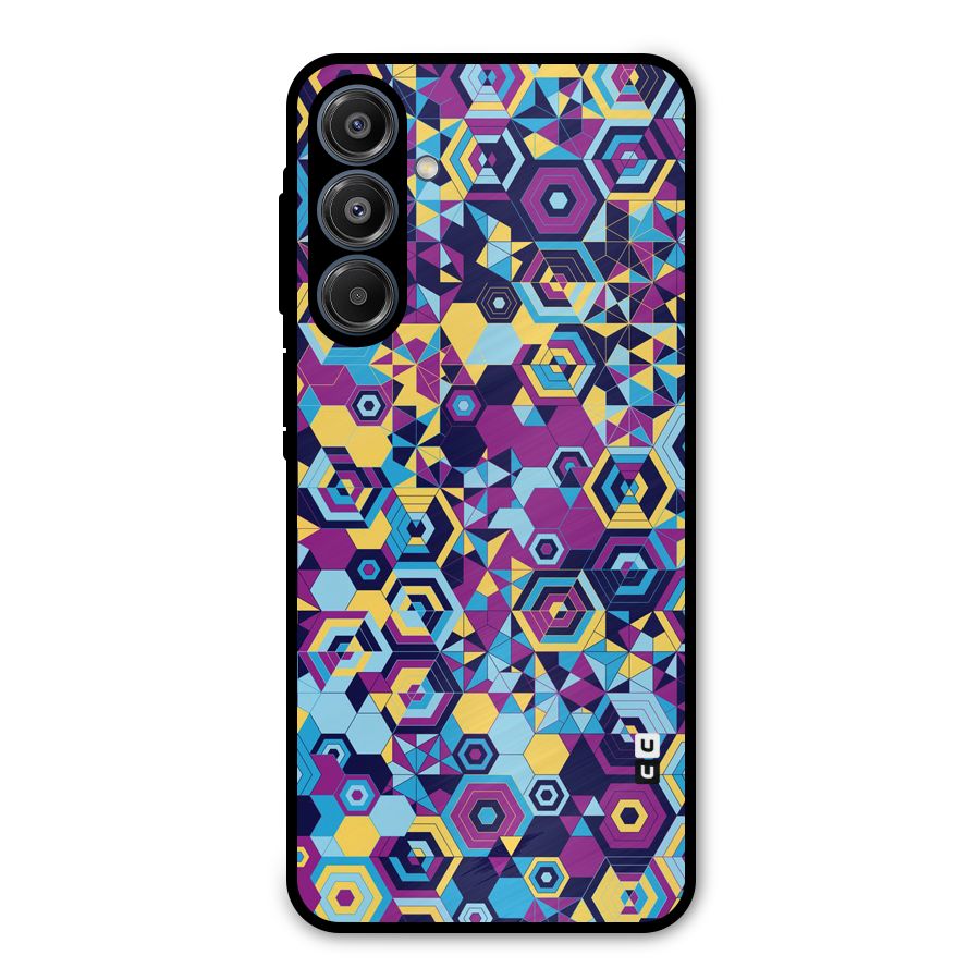 Artistic Abstract Metal Back Case for Galaxy A16 5G