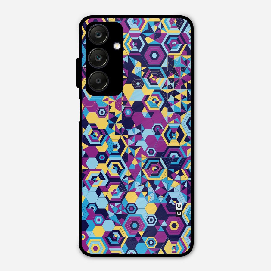 Artistic Abstract Metal Back Case for Galaxy A25 5G