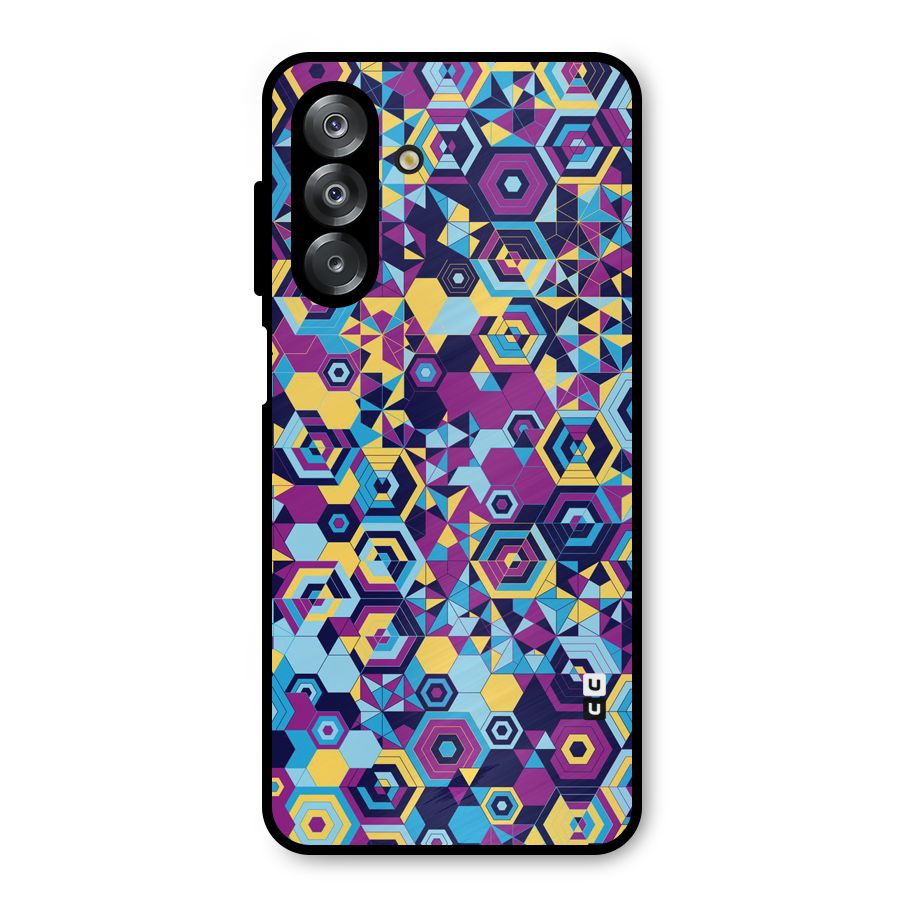 Artistic Abstract Metal Back Case for Galaxy A26