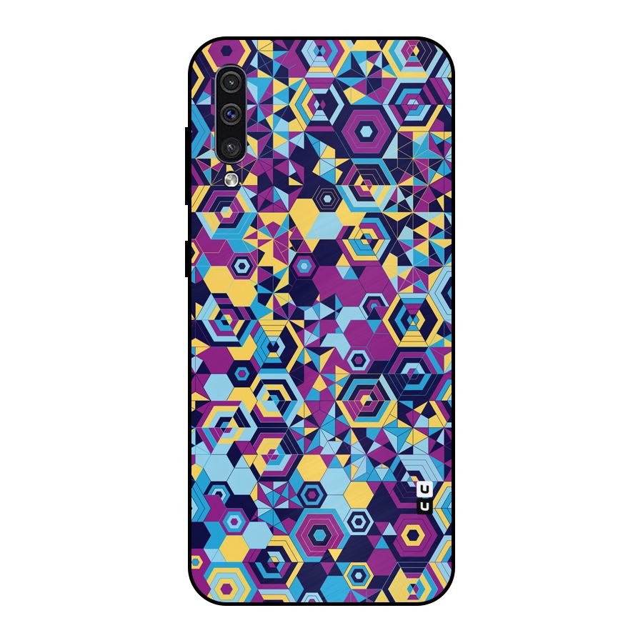 Artistic Abstract Metal Back Case for Galaxy A50s