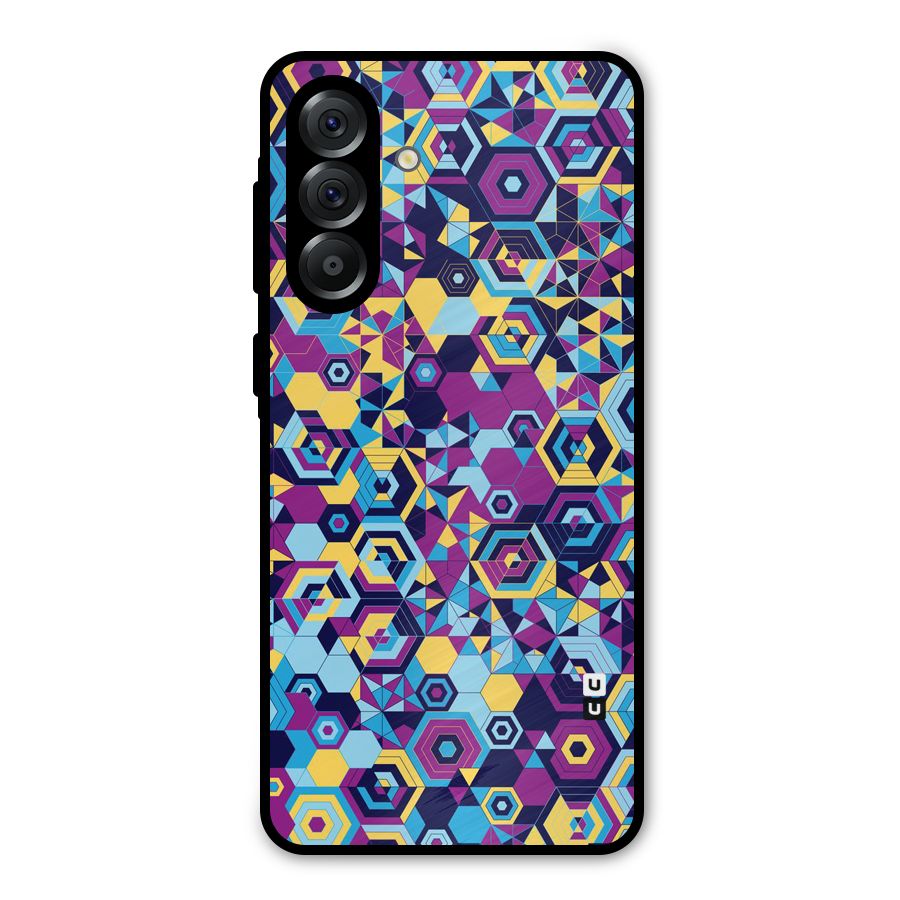 Artistic Abstract Metal Back Case for Galaxy A56