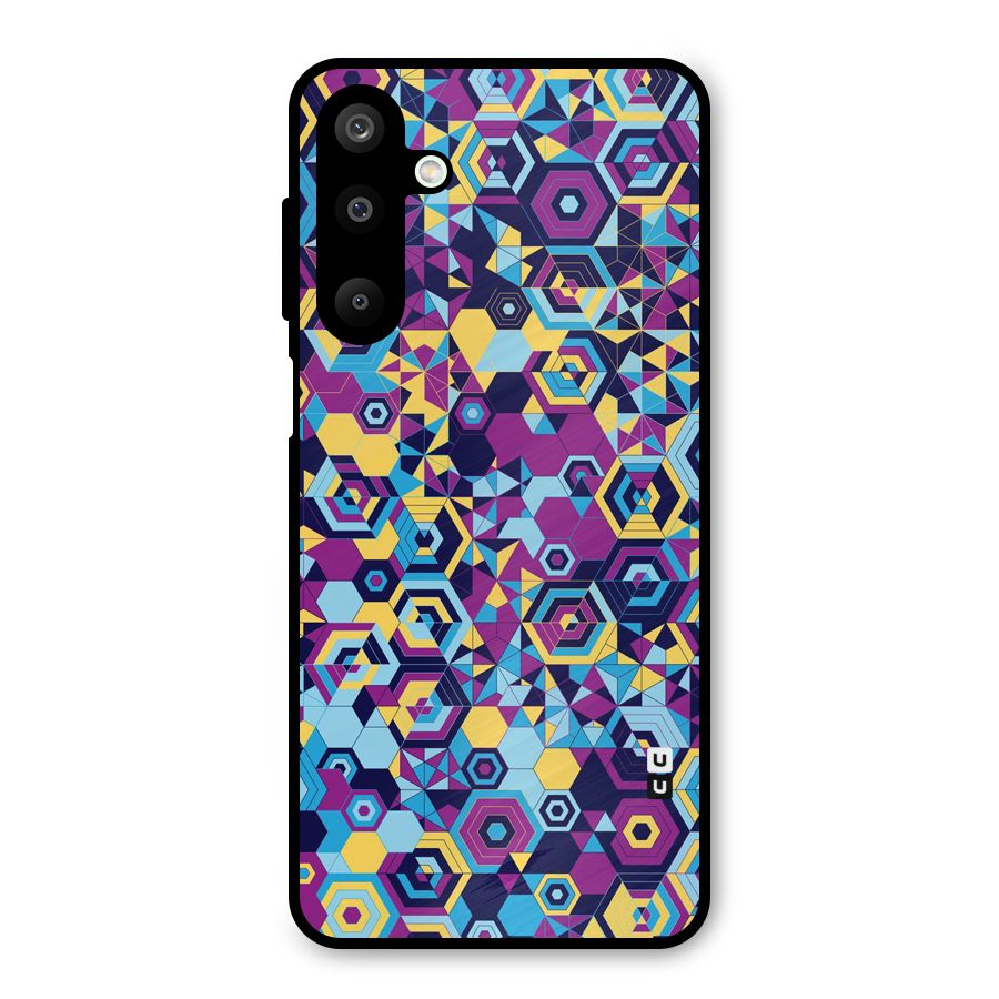 Artistic Abstract Metal Back Case for Galaxy M16