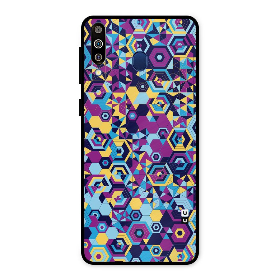 Artistic Abstract Metal Back Case for Galaxy M30