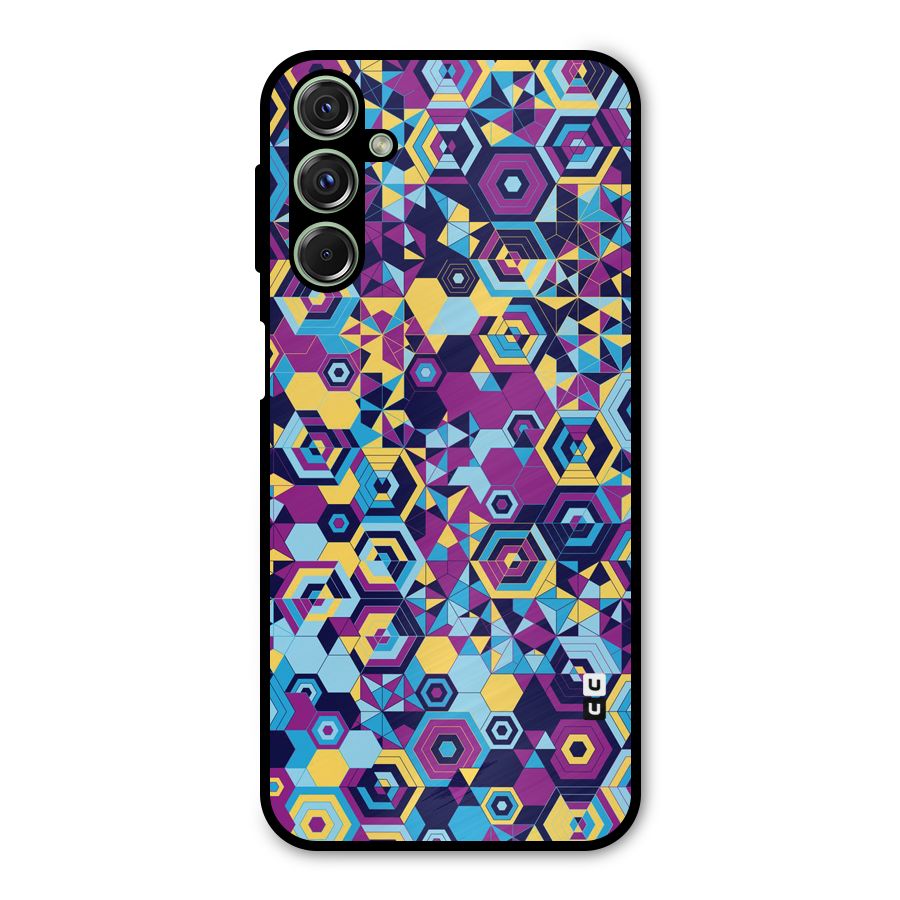 Artistic Abstract Metal Back Case for Galaxy M34
