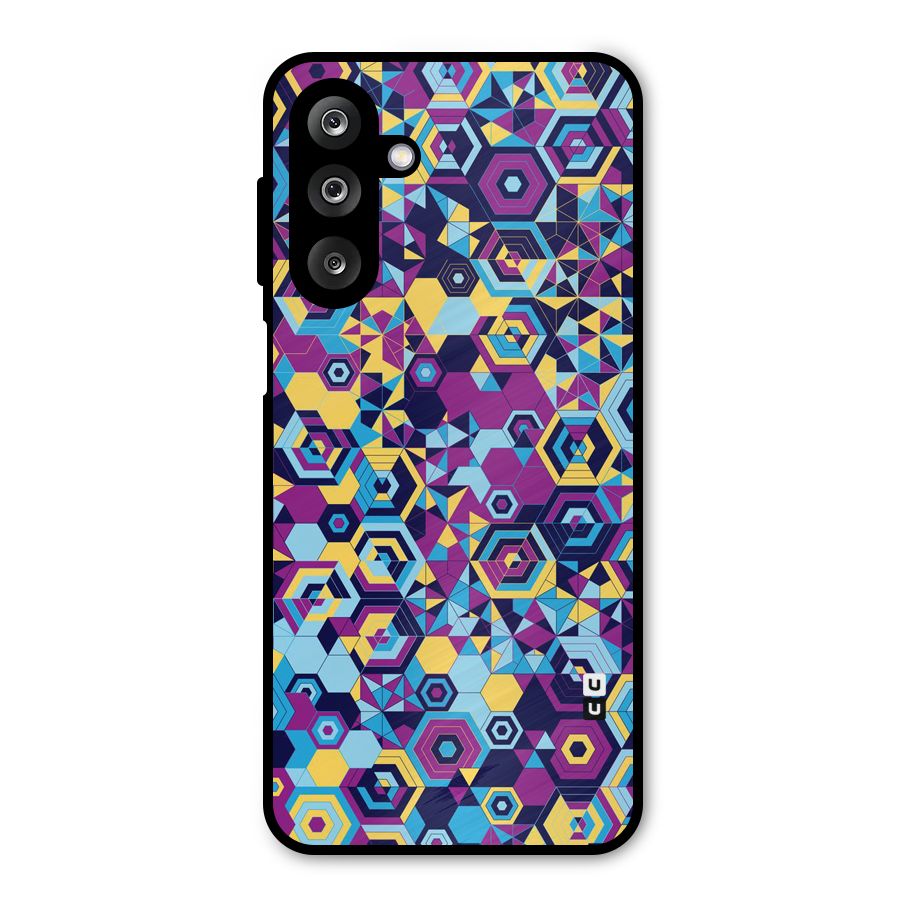 Artistic Abstract Metal Back Case for Galaxy M36