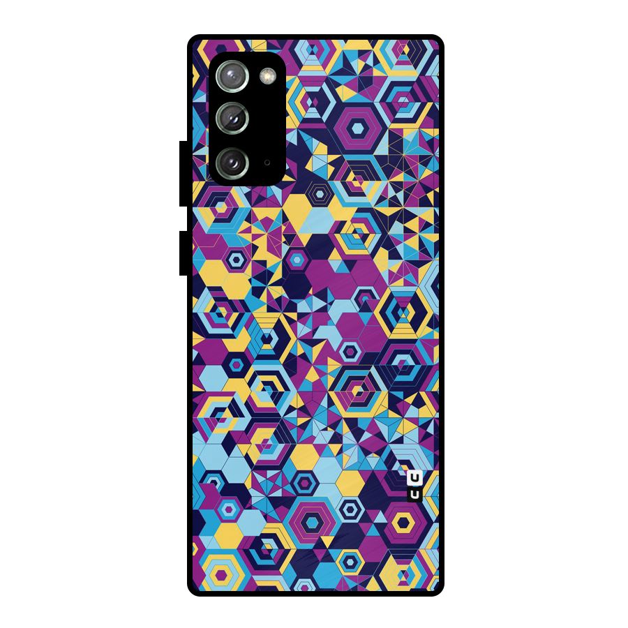 Artistic Abstract Metal Back Case for Galaxy Note 20