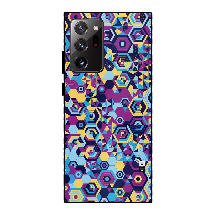 Artistic Abstract Metal Back Case for Galaxy Note 20 Ultra