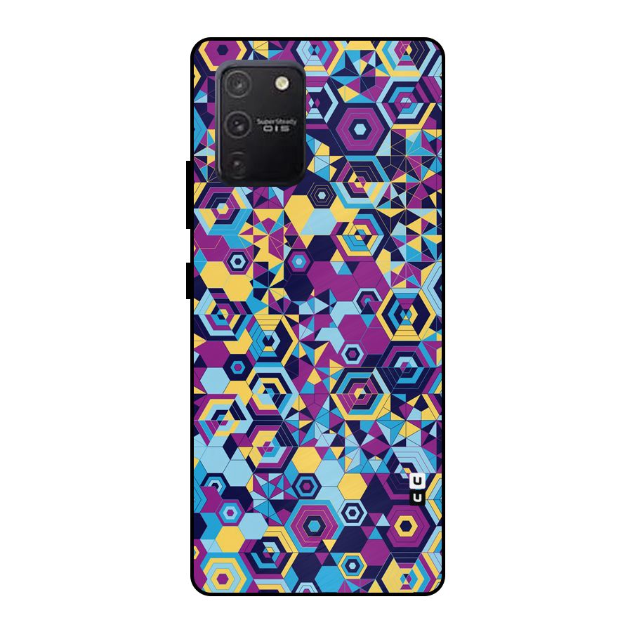 Artistic Abstract Metal Back Case for Galaxy S10 Lite