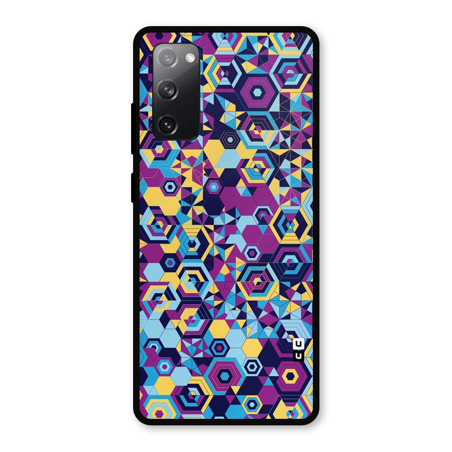 Artistic Abstract Metal Back Case for Galaxy S20 FE