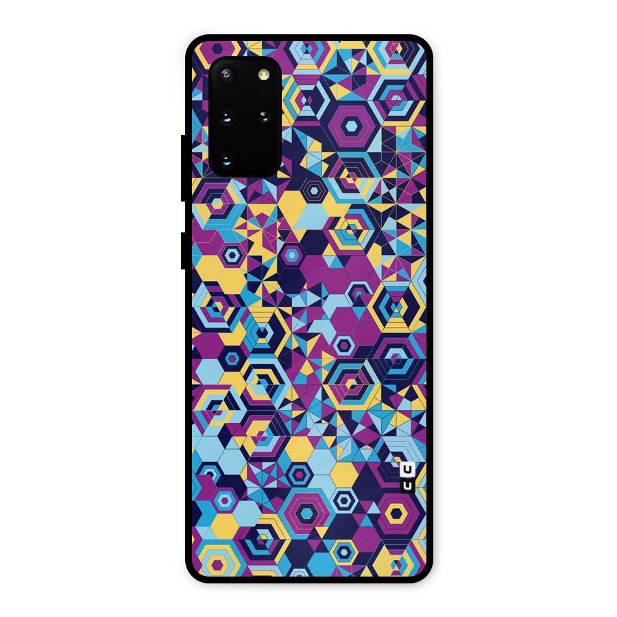 Artistic Abstract Metal Back Case for Galaxy S20 Plus