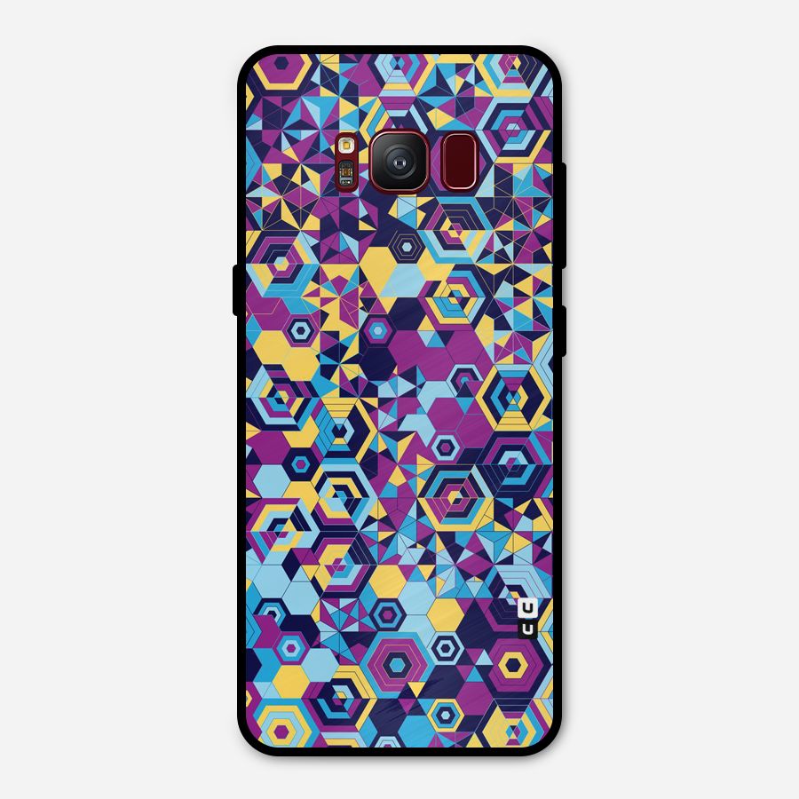 Artistic Abstract Metal Back Case for Galaxy S8