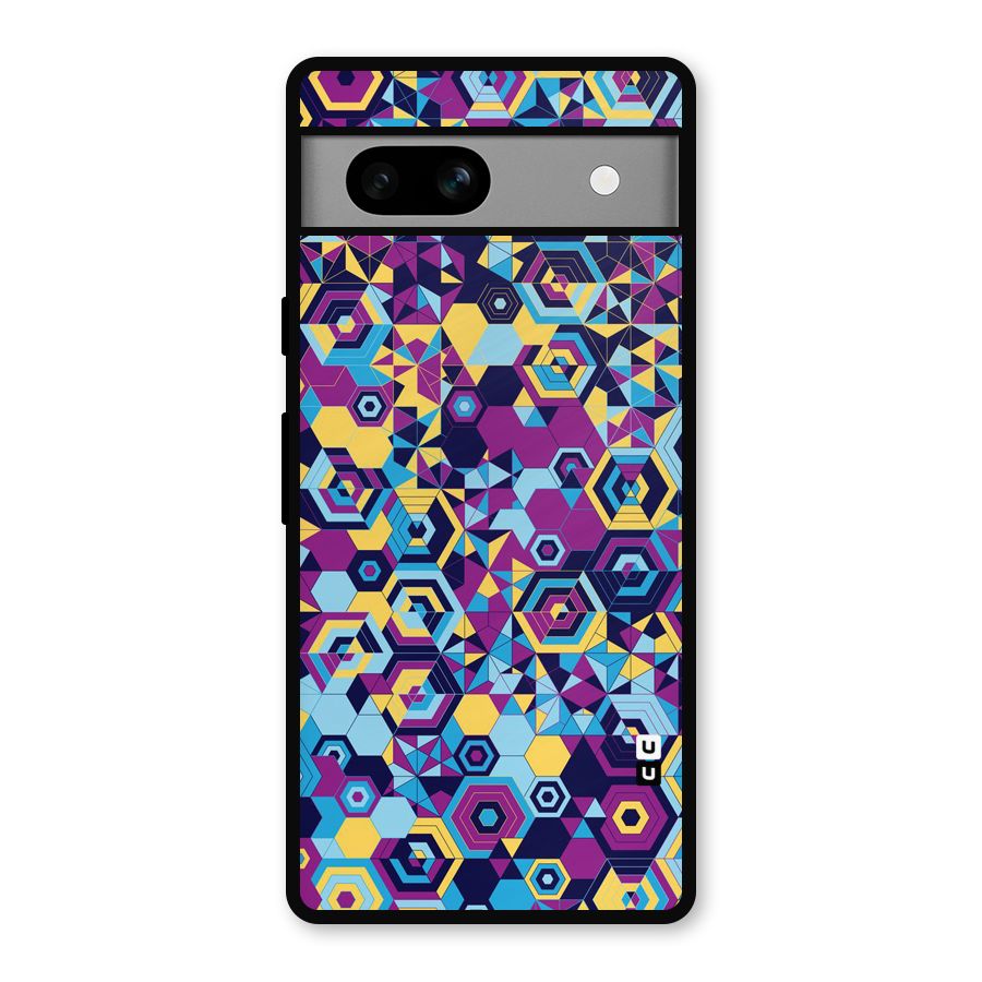 Artistic Abstract Metal Back Case for Google Pixel 7a