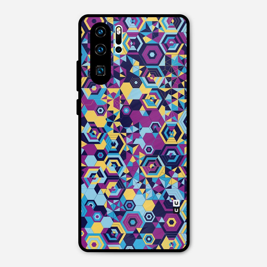 Artistic Abstract Metal Back Case for Huawei P30 Pro