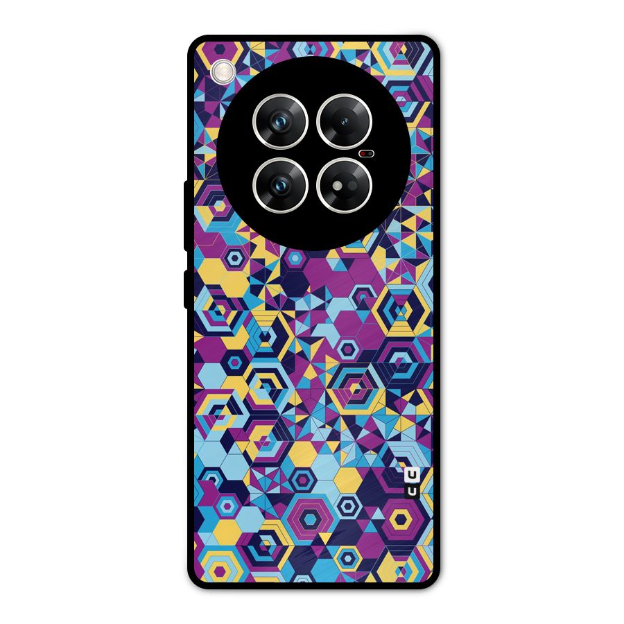 Artistic Abstract Metal Back Case for Infinix Zero 40 5G