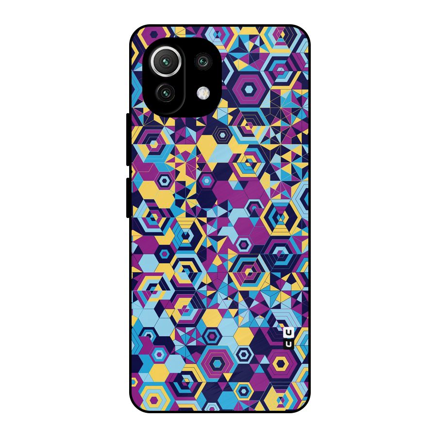 Artistic Abstract Metal Back Case for Mi 11 Lite NE 5G