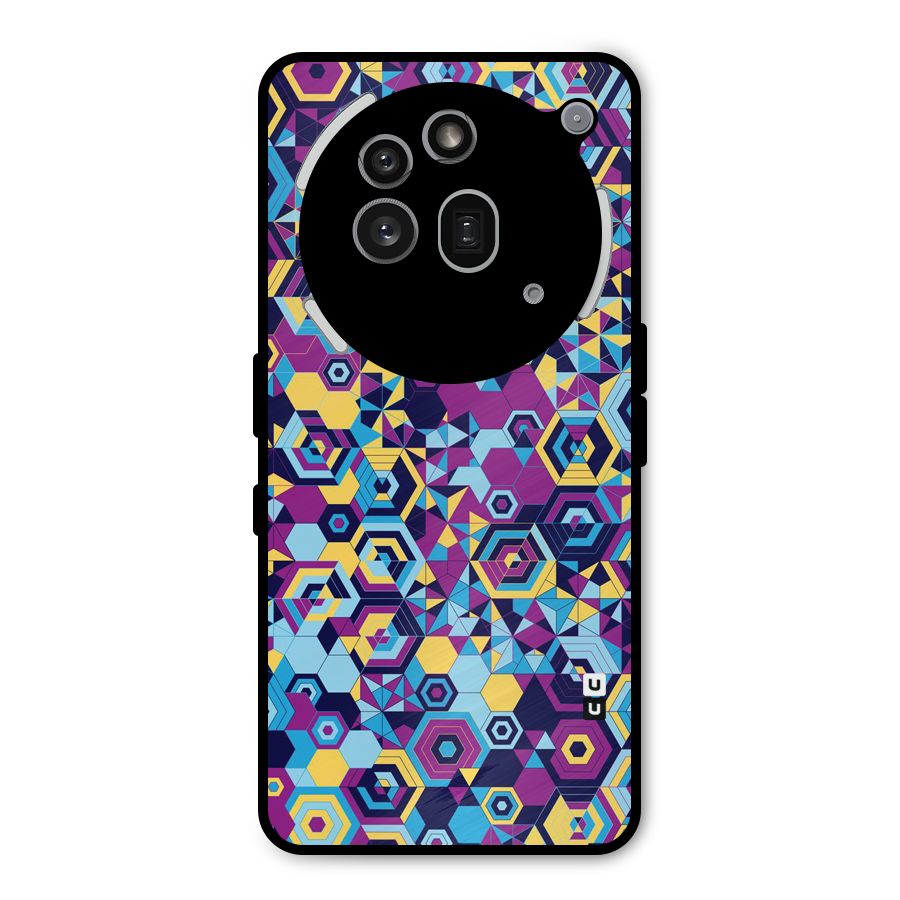 Artistic Abstract Metal Back Case for Nothing Phone 3a Pro