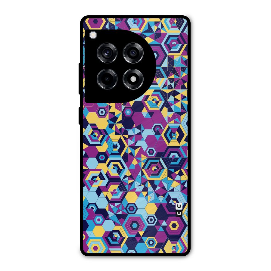 Artistic Abstract Metal Back Case for OnePlus 12R