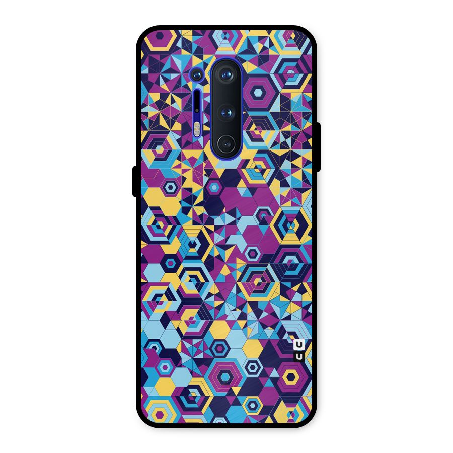Artistic Abstract Metal Back Case for OnePlus 8 Pro