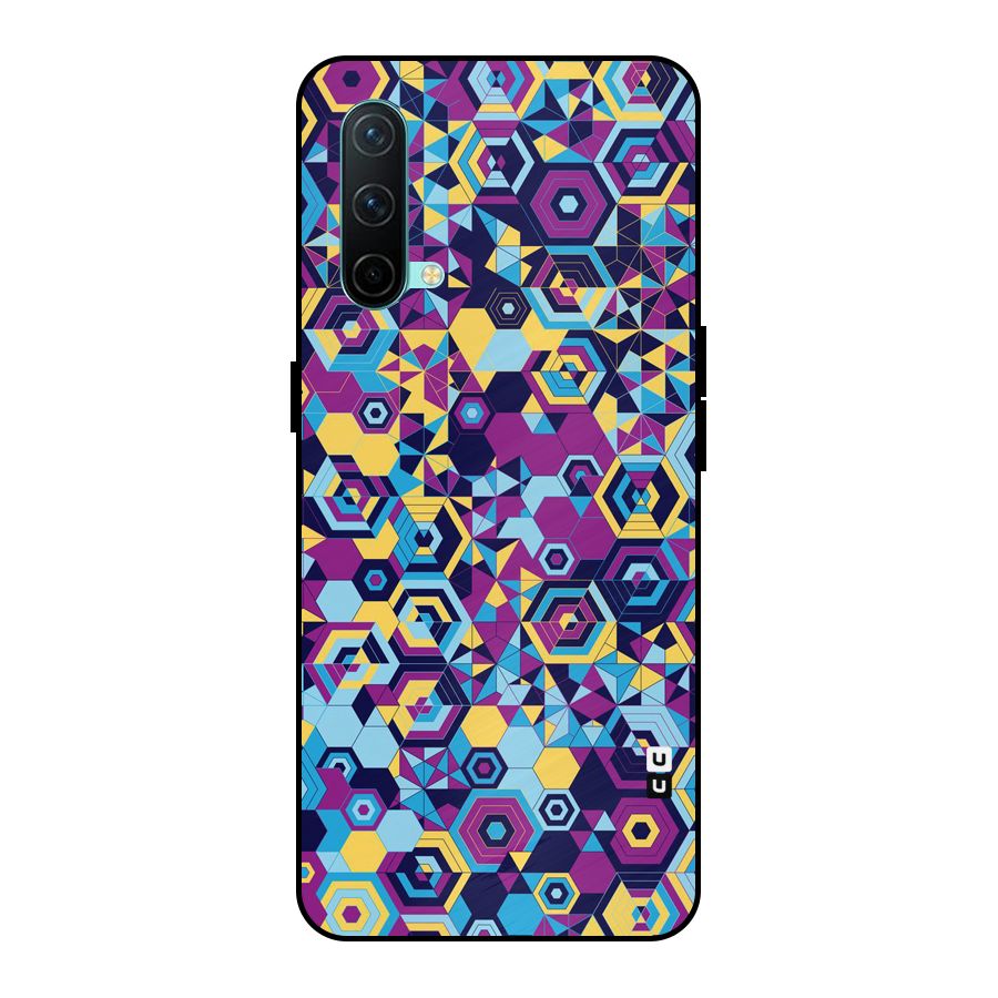 Artistic Abstract Metal Back Case for OnePlus Nord CE 5G