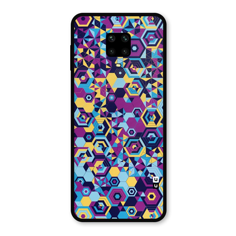 Artistic Abstract Metal Back Case for Poco M2 Pro