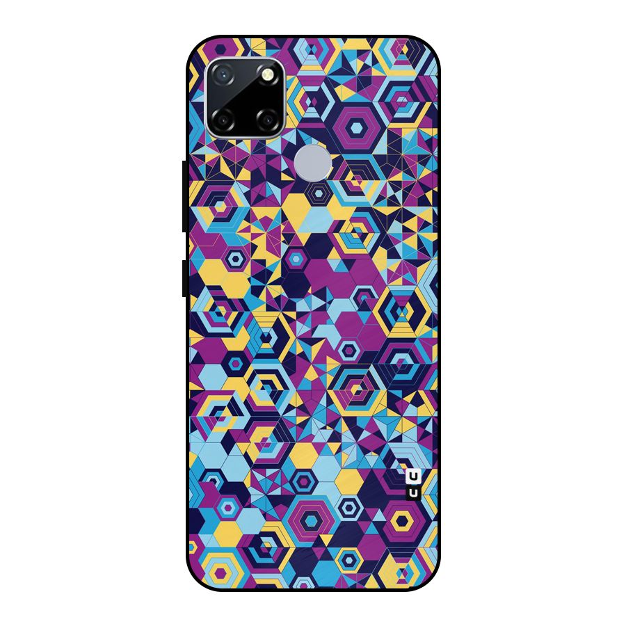 Artistic Abstract Metal Back Case for Realme Narzo 20