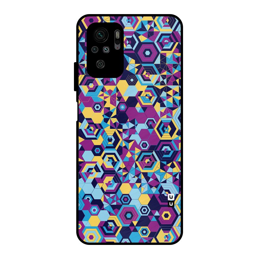 Artistic Abstract Metal Back Case for Redmi Note 10S