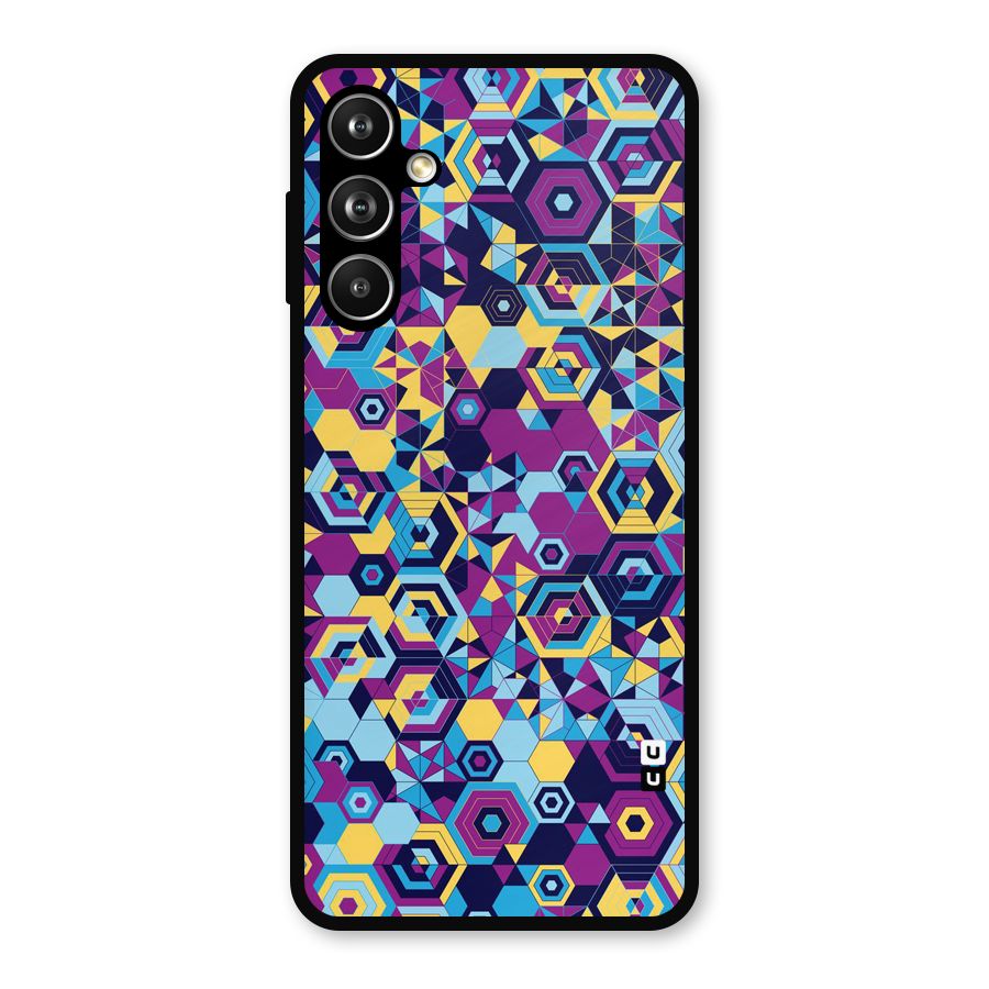 Artistic Abstract Metal Back Case for Samsung Galaxy M54