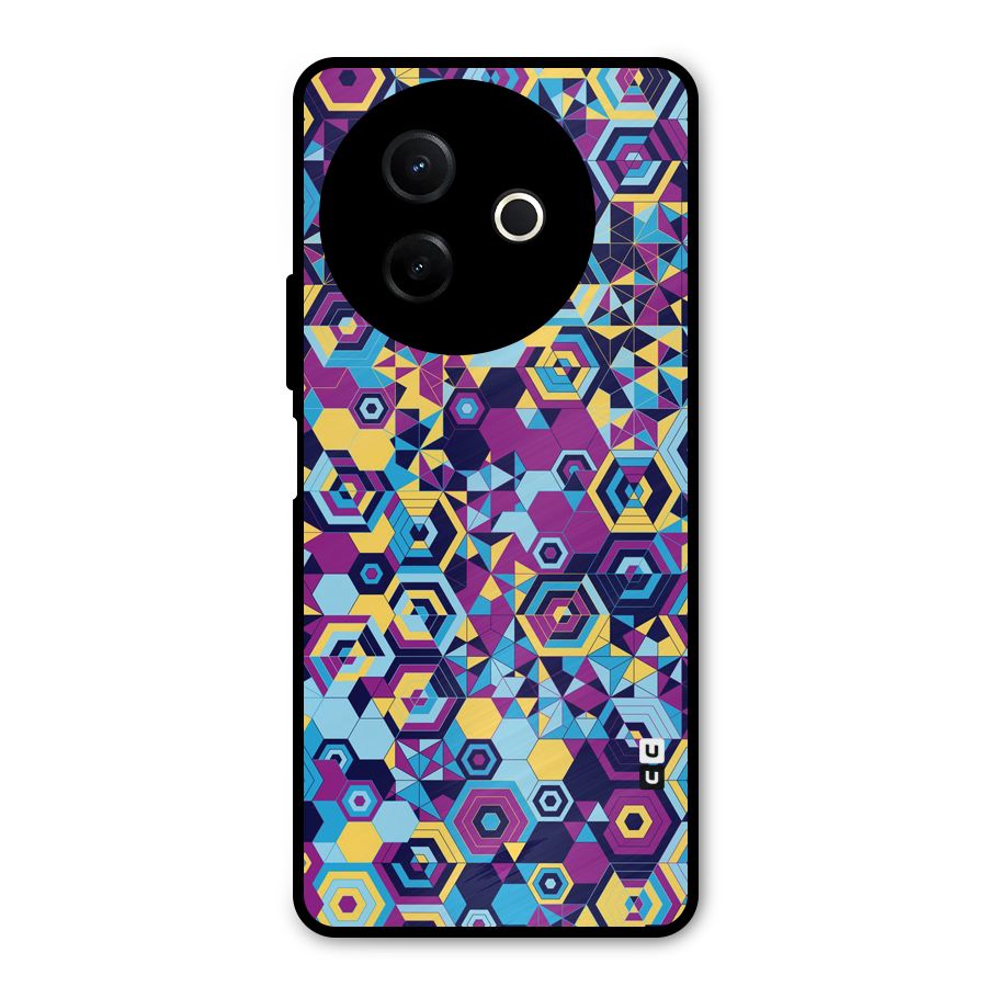 Artistic Abstract Metal Back Case for Vivo Y39