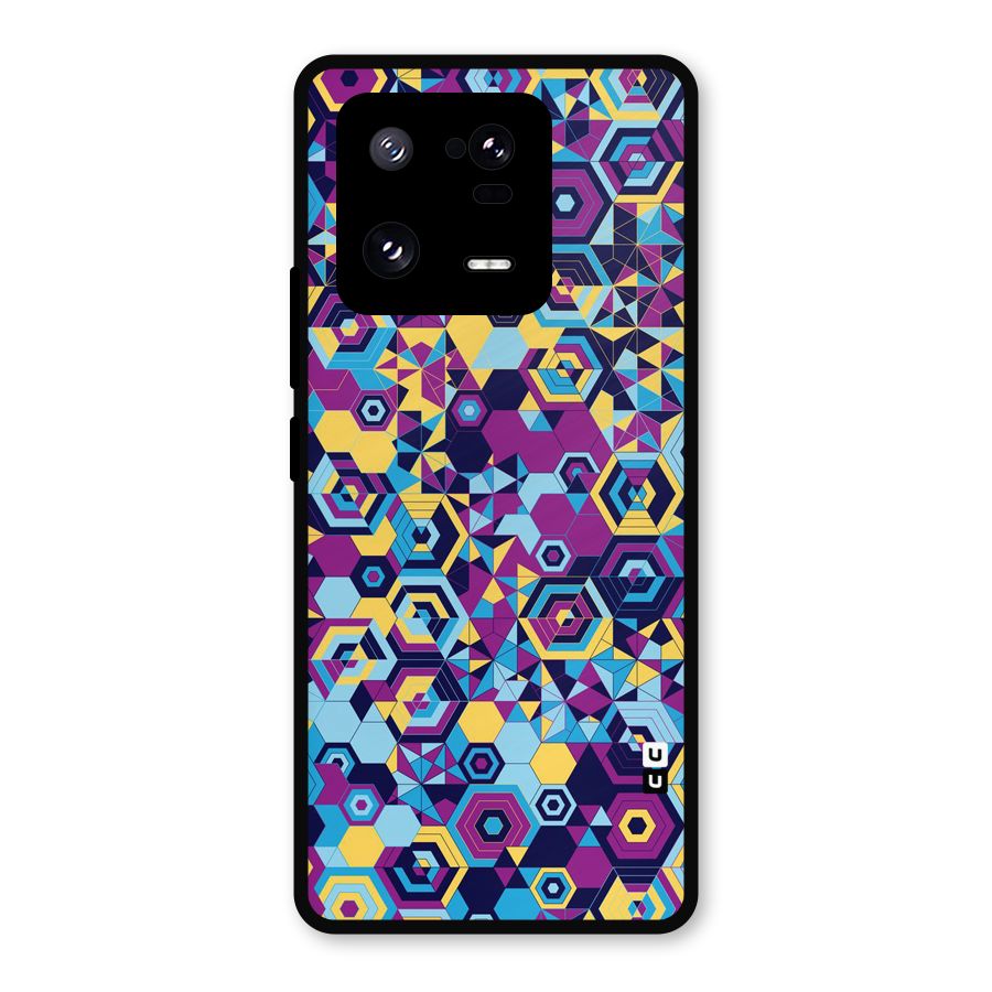 Artistic Abstract Metal Back Case for Xiaomi 13 Pro