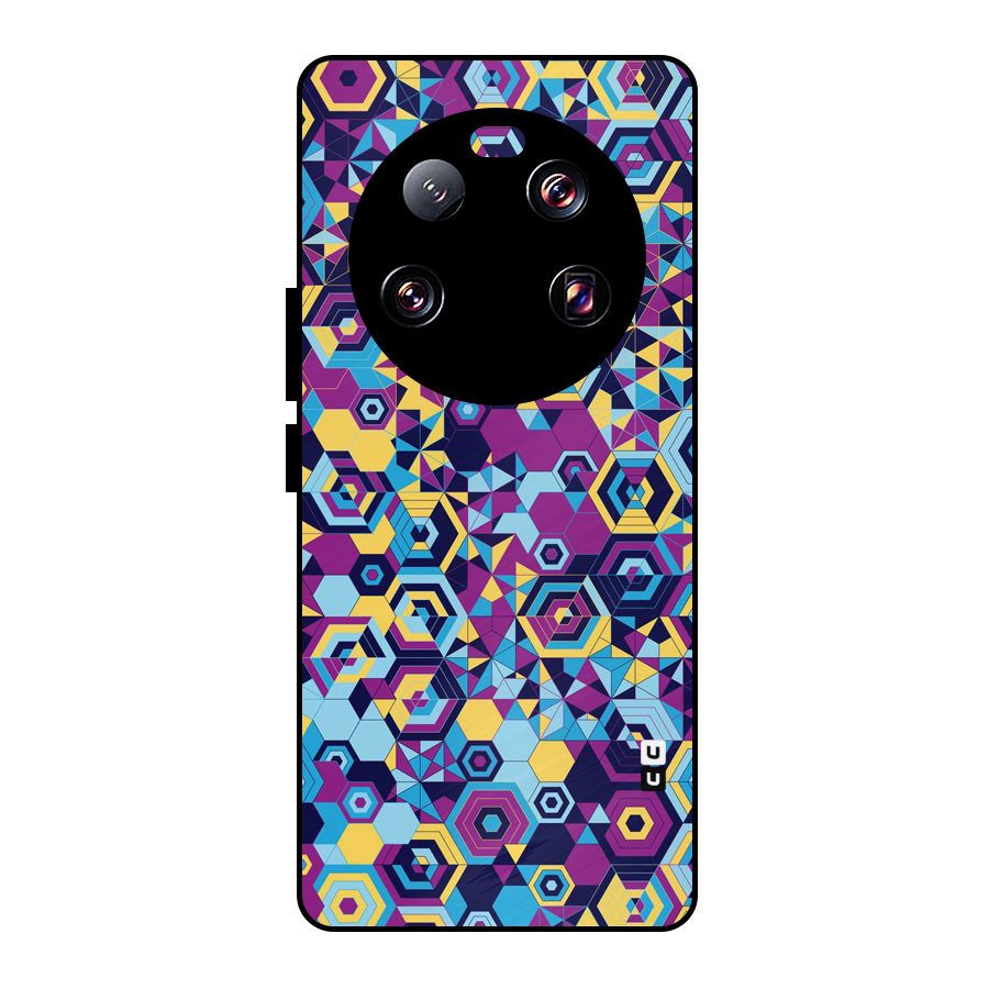 Artistic Abstract Metal Back Case for Xiaomi 13 Ultra