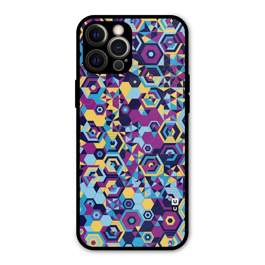 Artistic Abstract Metal Back Case for iPhone 12 Pro Max