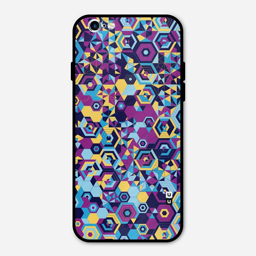 Artistic Abstract Metal Back Case for iPhone 6 6s