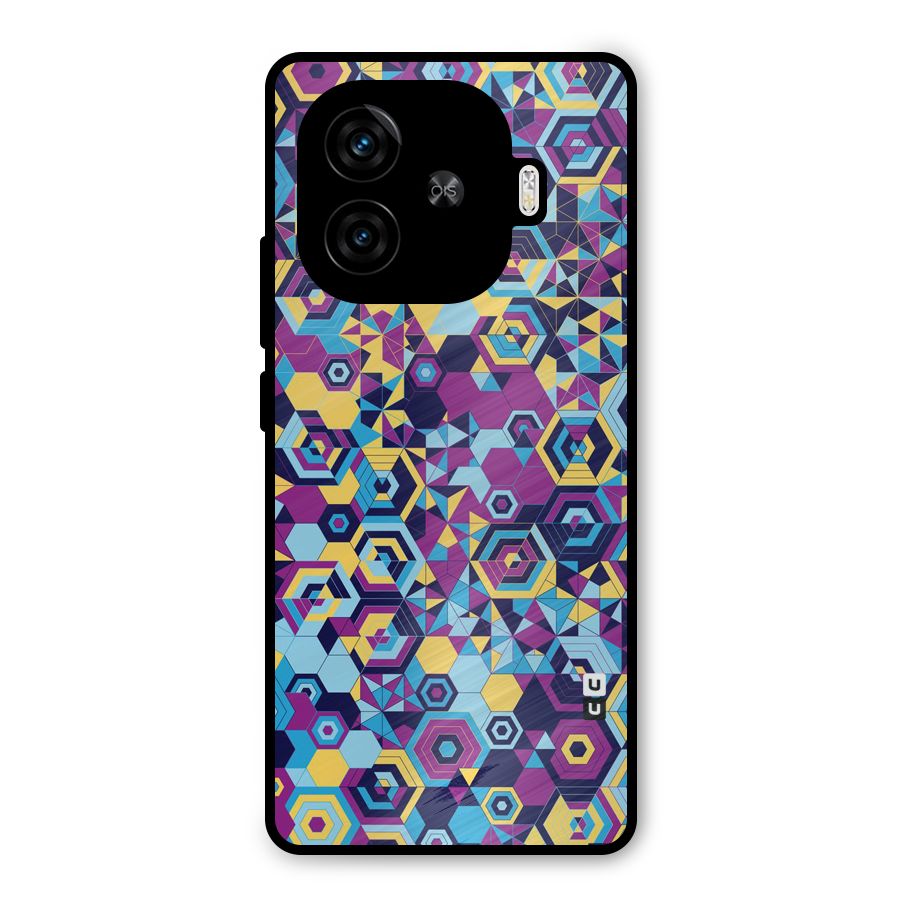 Artistic Abstract Metal Back Case for iQOO Neo 10R