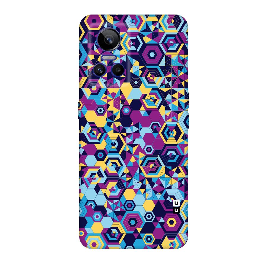 Artistic Abstract Original Polycarbonate Back Case for Realme GT Neo 3