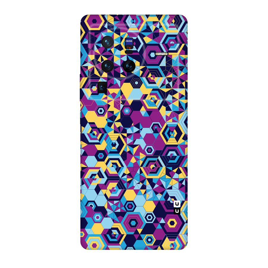Artistic Abstract Original Polycarbonate Back Case for Vivo X80
