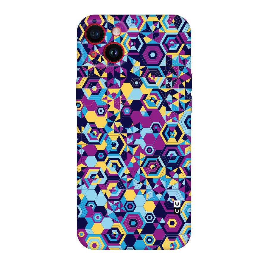 Artistic Abstract Original Polycarbonate Back Case for iPhone 14 Plus