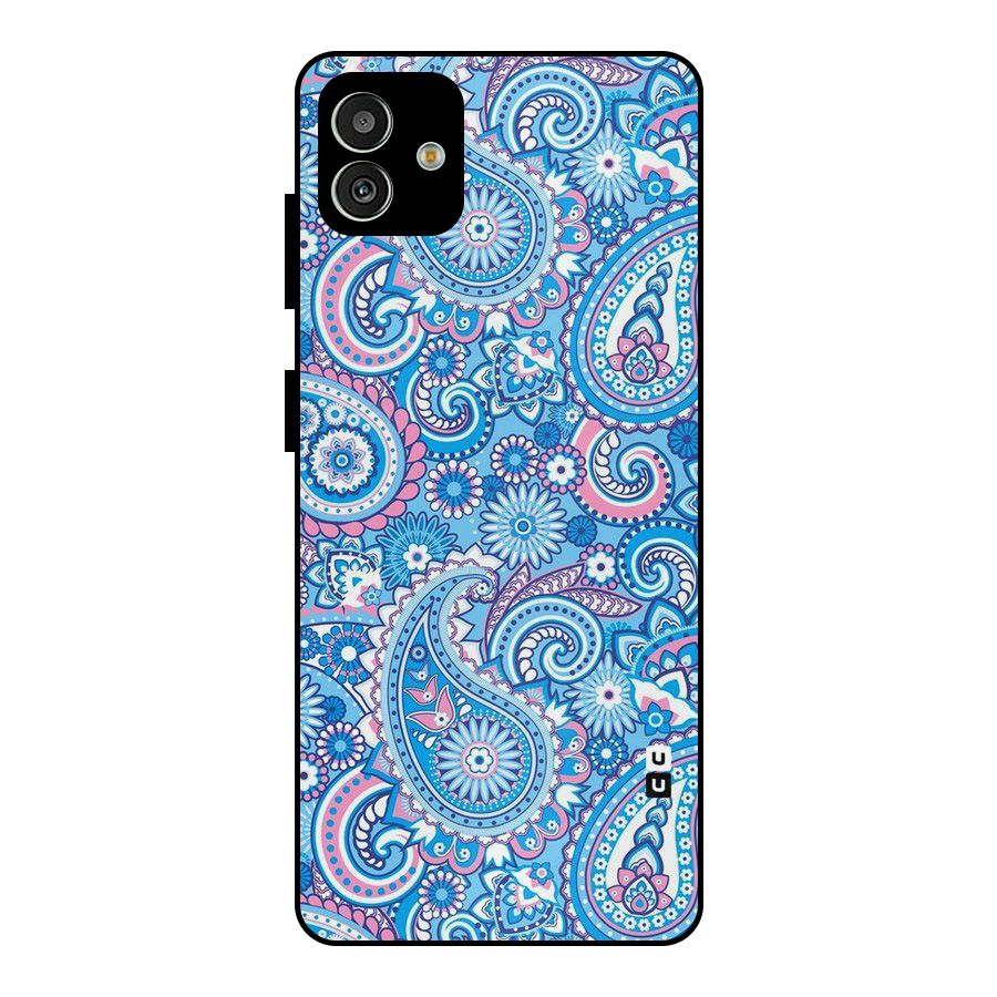 Artistic Blue Art Metal Back Case for Galaxy M13 5G