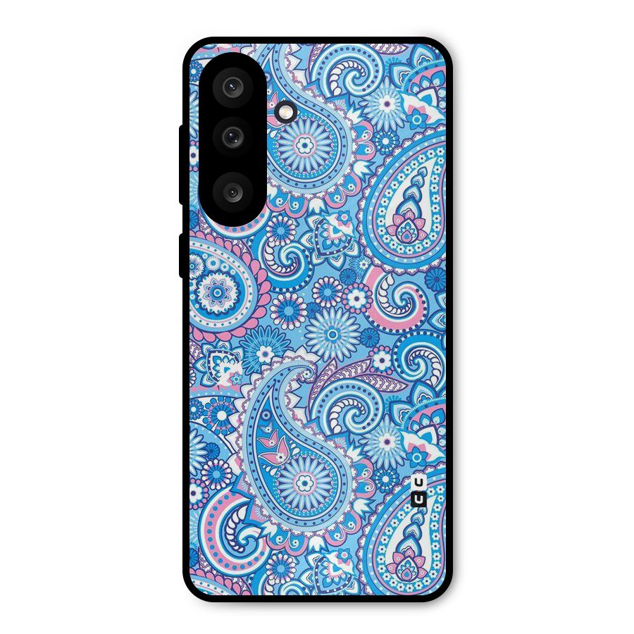 Artistic Blue Art Metal Back Case for Galaxy M56