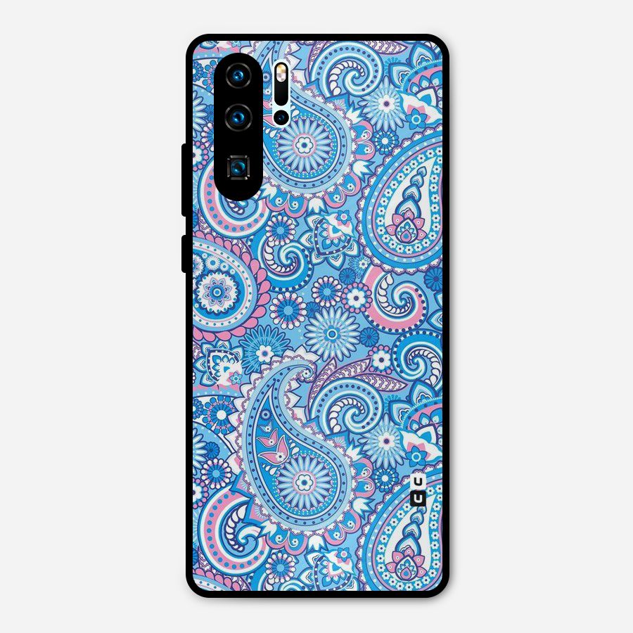Artistic Blue Art Metal Back Case for Huawei P30 Pro