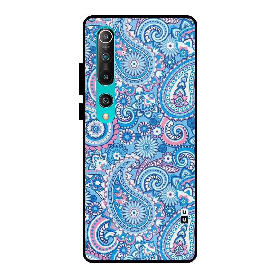 Artistic Blue Art Metal Back Case for Mi 10