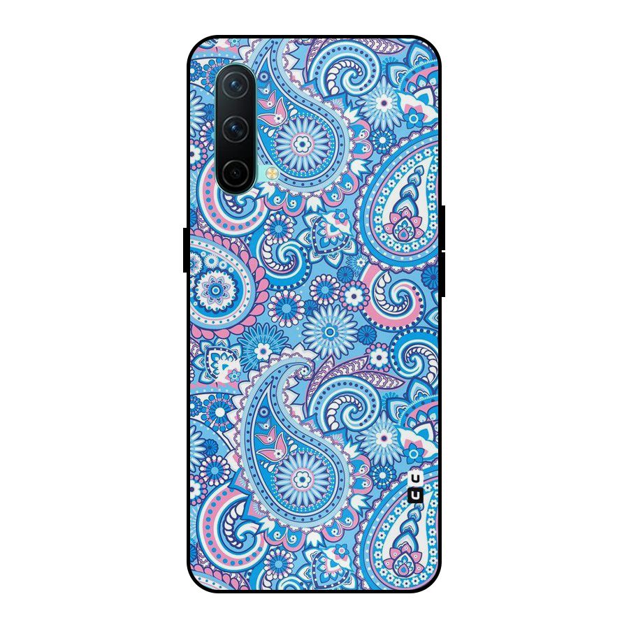 Artistic Blue Art Metal Back Case for OnePlus Nord CE 5G
