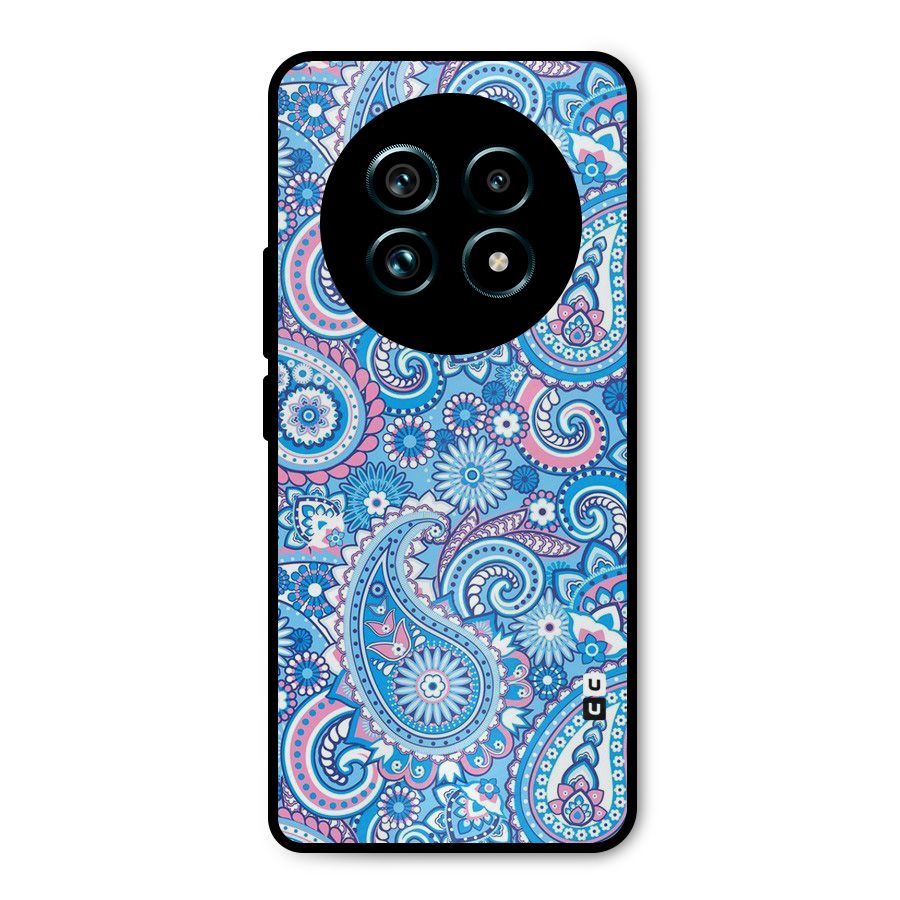 Artistic Blue Art Metal Back Case for Realme 13 Pro Plus