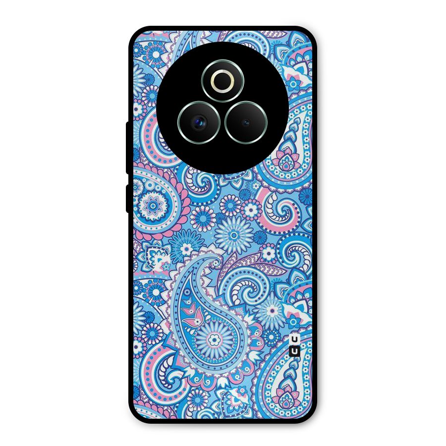 Artistic Blue Art Metal Back Case for Realme P3 Pro