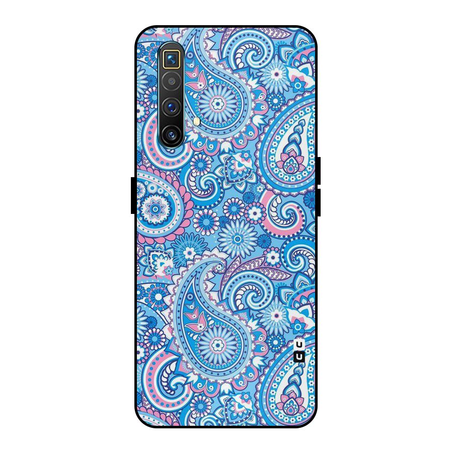 Artistic Blue Art Metal Back Case for Realme X3 SuperZoom