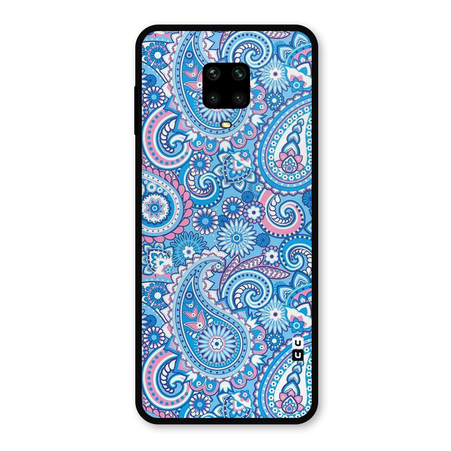 Artistic Blue Art Metal Back Case for Redmi Note 9 Pro