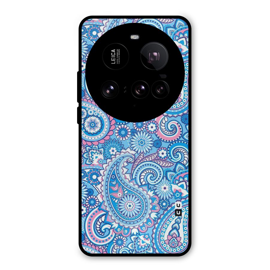 Artistic Blue Art Metal Back Case for Xiaomi 15 Ultra