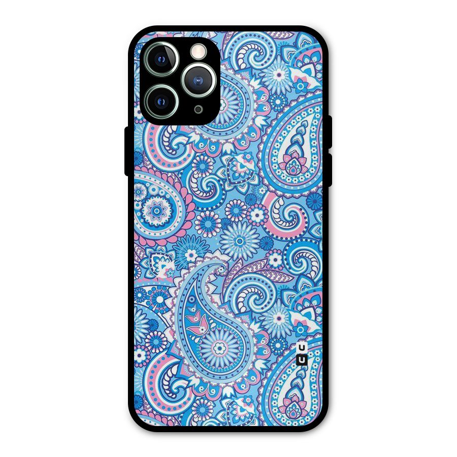 Artistic Blue Art Metal Back Case for iPhone 11 Pro Max