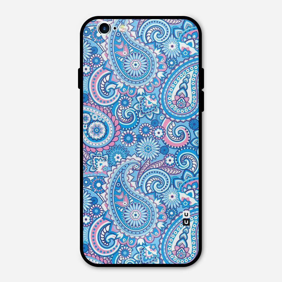 Artistic Blue Art Metal Back Case for iPhone 6 6s