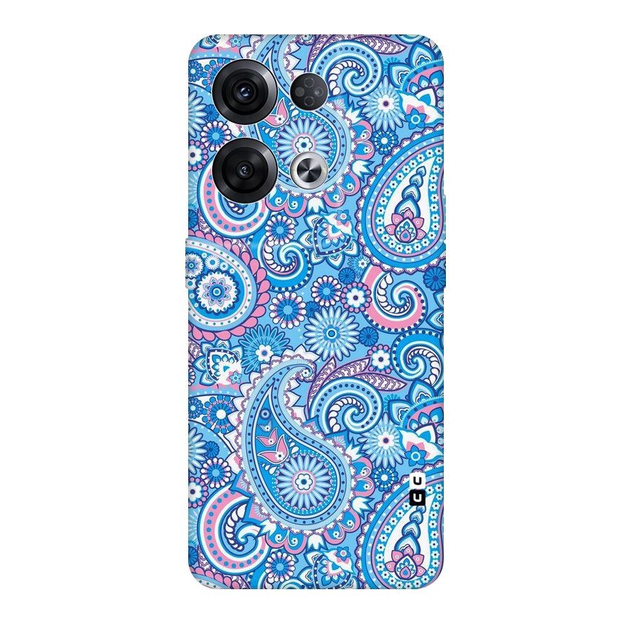 Artistic Blue Art Original Polycarbonate Back Case for Oppo Reno8 Pro 5G
