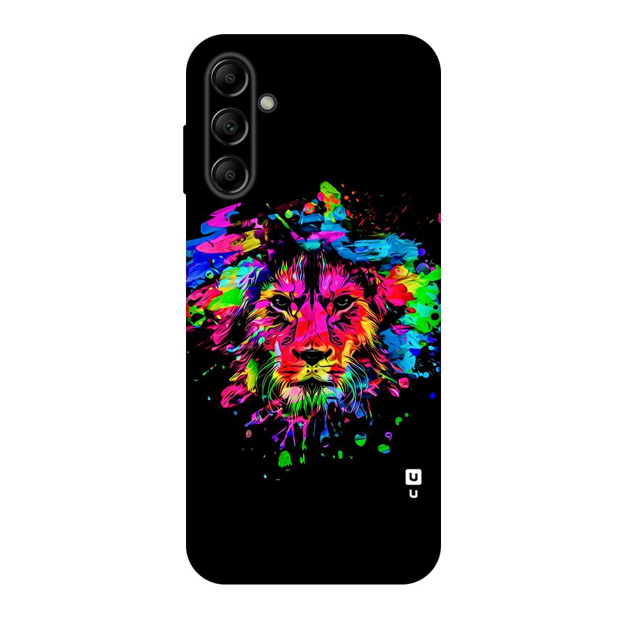 Artistic Lion Art Splash Original Polycarbonate Back Case for Galaxy A14 5G